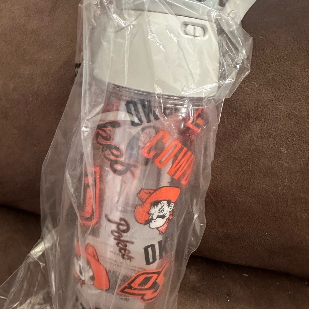 Tervis Oklahoma State Tumbler with Orange and Black Design